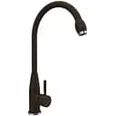 Смеситель кухонный Platinum 26 FHP (7456) поворотный однорычажный из нержавеющей стали шоколад (000033424)