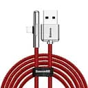 Кабель Baseus Iridescent Lamp HW Flash USB 3.1 AM - Lightning M 2 метри CAL7C -B09 90 градусів штекер