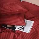 Наволочка MirSon Бязь Stripe Red 40х60 см (2200010364927)