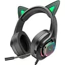 Навушники Hoco W107 Cute cat luminous cat ear gaming headphones