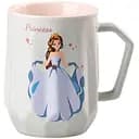 Чашка керамическая Happy Life Принцесса Дисней бирюзовая 450 мл HPCYM0859T