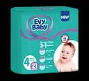 Підгузки дитячі Evy Baby 4 (7-18 кг), 21 шт.