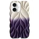 Чохол Epik TPU Leaf для Apple iPhone 16, 6.1 White/Purple