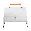 Угольный гриль TS Kitchen двухсторонний портативный с решеткой белый HP452GBE