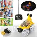 Машина на радиоуправлении, аккумулятор, 16 см, трюковая, звук, 3D-свет, 26,5x14x17 см (В ассортименте)