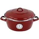 Кастрюля с термометром Vitrinor Dutch Oven 26 см 5 л красная (2111691)