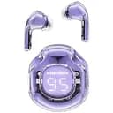 Наушники Acefast беспроводные T8 Crystal color (2) bluetooth earbuds Alfalfa Purple