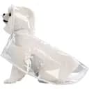 Дождевик для собак-плащ Ginger ХS прозрачный белый Д-18 см ОГ-27-32 см