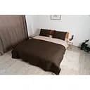 Покривало з наволочками ТЕП Vintage 260х240 см коричневе (4-00513_21419)