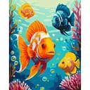Набор для росписи ArtCraft Яркие рыбки 40х50 см (11694-AC)