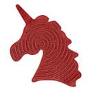 Детская развивающая доска для сенсорной активности "Единорог" GS0108 двусторонняя Красный