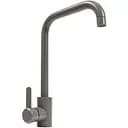 Змішувач кухонний Platinum KT 11 (3008B-FH) поворотний одноважільний з нержавіючої сталі сірий мусон