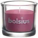 Свеча Bolsius в стекле 9.2 х 8 см темно-розовая (880393)