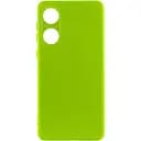Чохол Silicone Cover Lakshmi Full Camera (A) для Oo A78 4G Салатовий / Neon Green
