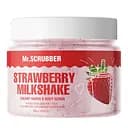 Крем-скраб для рук і тіла Mr. Scrubber Strawberry Milkshake з ароматом полуничного коктейлю 250 г