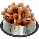 Гантельки с мясом утки Lucky star на прессованной кости из сыромятной кожи в тубе 500 г