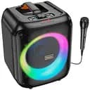 Портативная акустика Hoco HA1 Graceful беспроводная c караоке и проводным микрофоном