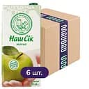 Упаковка нектару Наш Сік Яблуко 11.58 л (1.93 л х 6 шт.)