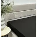 Простирадло Ecotton Super Soft SB-184 фланель на резинці Black 140х200 см (24451)