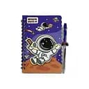 Блокнот на спіралі з ручкою кульковою Космонавт DB-98268, А6, 30 аркушів, 2 шт. в упаковці (В асортименті)