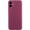Чохол Getman TPU Liquid Silk Full Camera для Samsung Galaxy A06 Бордовий/Marsala