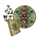 Пазл деревянный Деревья, А3, Деревянная коробка 200 элементов