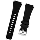 Силіконовий браслет Three 22мм Samsung Galaxy 3 45mm SM-R840NZKASEK - чорний Watchbands (WB709940)