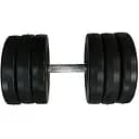 Гантель наборная Newt Rock pro композитная в пластиковой оболочке-R 16.5 кг NE-PL-R-016