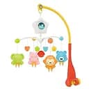 Музыкальная карусель Huanger HE 0308 с проекцией и животными красный