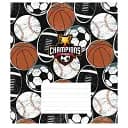 Зошит учнівський Школярик Champions 024-3342K-1 в клітинку 24 аркушів