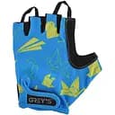 Велоруковицы детские Grey's с короткими пальцами и гелевыми вставками, сине-черные (размер 13-14) GR18725