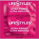 Презервативы Lifestyles Ultra Ribbed Ребристые 12 шт. (ROZ6400230475)