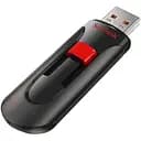 USB накопичувач Sandisk Cruzer Glide 128 GB чорно червона