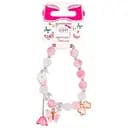 Браслет Lukky Fashion з трьома підвісками рожевий (T24784)