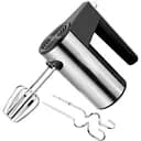 Ручний міксер Domotec MS-6690 нержавіюча сталь з 2 насадками на 5 швидкостей 600 Вт Сірий