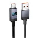 Дата кабель Hoco X118 Generous with display USB to Type-C 5A (1m) Black