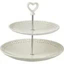 Этажерка J-Line 25.5 см белая (34650)