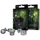 Набір кубиків Elvish Translucent & black Dice Set , 7 шт. (SELV07)