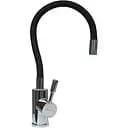 Смеситель кухонный Germece 004 BB гибкий однорычажный из латуни черный (SP000013137)