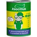 Вологий корм для дорослих котів Хвостик зі шматочками м’яса оленини в підливі, 415 г