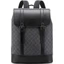 Повседневный женский рюкзак Justpack из экокожи 29х43х13 см черный (JP60)