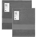 Набір рушників махрових Ardesto Essence 2 шт. темно-cірий (ART2358DG)