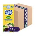 Упаковка сока Чудо-Чадо Сливово-яблочный с мякотью и витамином С 3.6 л (200 мл х 18 шт.)