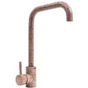 Змішувач кухонний Platinum NS02B (3008B-NA) поворотний одноважільний з нержавіючої сталі карамель