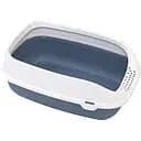 Туалет для кішок MPS Beta Plus Maxi Dark Blue з рамкою 49 x 39 x 17 см