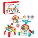 Каталка-ходунки 2в1, столик, пианино, шестерни, с музыкальными и световыми эффектами.