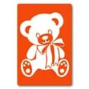 Трафарет для біо-тату Ведмедик a023-15*20см, розмір 15х20 см