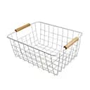 Кошик для зберігання металевий White, 22х28х12.5 см