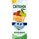 Нектар Світанок Яблуко та вишня, освітлений 0.2 л (922453)