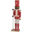 Статуэтка напольная большая J-line Щелкунчик рождественская новогодняя 101 см красная (37893)